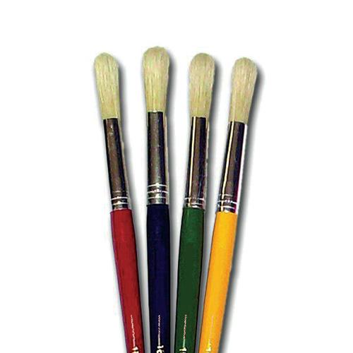 Chubby Brushes Colourful Toddler Paint Brushes Set of 4 